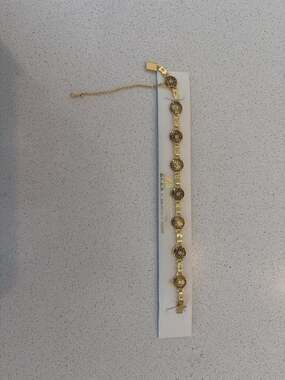 Toledo Gold Bracelet Link Bracelet Damascene Vintage 1980 Top Condition Gold-pla